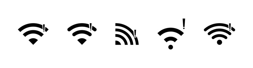 No wireless connections icon ...