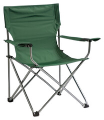 PNG Green camping chair furniture white background relaxation.