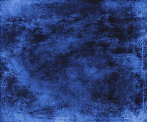 Dark blue grunge horror background, scary material texture