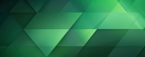 Green minimalistic geometric abstract background diagonal triangle patterns vibrant header design poster design template web texture with copy space 
