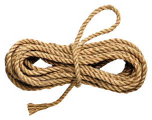 PNG  Nylon Tie rope white background durability intricacy.