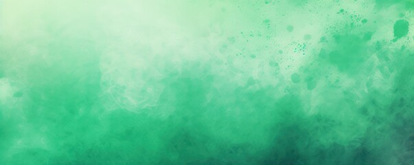 Green white spray texture color gradient shine bright light and glow rough abstract retro vibe background template grainy noise grungy empty space with copy space 