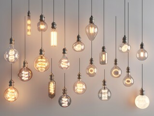 Beautiful electric bulbs for interior design ideas.