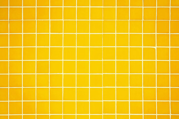 Yellow Tiles Wall Background Vintage Square Tiles