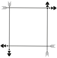 Fototapeta premium Vintage frame icon.Badge elements.Border label. 