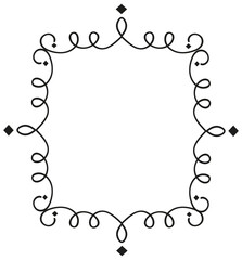 Vintage frame icon.Badge elements.Border label.
