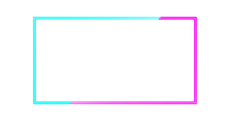 Neon Facecam overlay. PNG