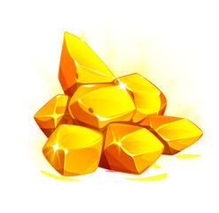 Golden Mineral Block