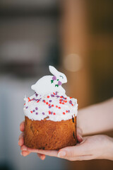 Traditional Ukrainian pastries for the Easter holiday. 