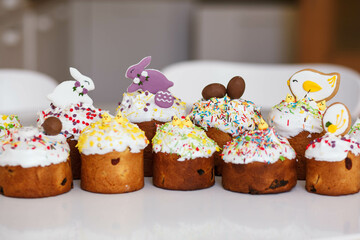 Traditional Ukrainian pastries for the Easter holiday. 