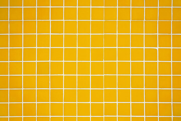 Yellow Tiles Wall Background Vintage Square Tiles