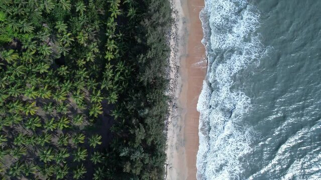snehatheeram beach chavakkad kerala aerial view