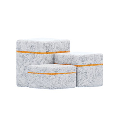 White Podium Aesthetic 3D Icon