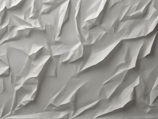 White Paper Texture background overlay effect on transparent. Crumpled translucent white paper abstract shape background with space for text