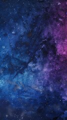 Obraz premium Galaxy Space Gradient: Mysterious gradient capturing the essence of a starry night sky, featuring dark blues and purples.