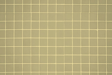 Ochre Beige Yellow Tiles Wall Background Vintage Square Tiles