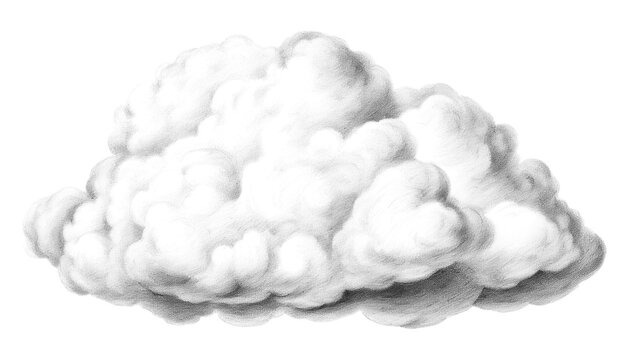 PNG Clound drawing sketch white.