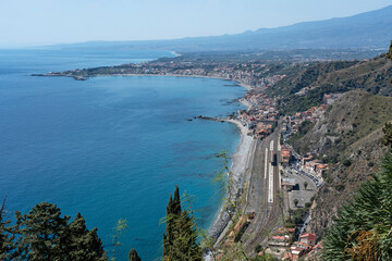 Taormina sea view, Messina, Italy, Sicily