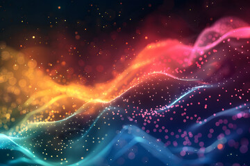 Colourful abstract futuristic background.