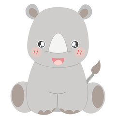 Cute Rhinoceros 