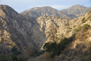 Eaton Canyon in the San Gabriel Mountains, California.