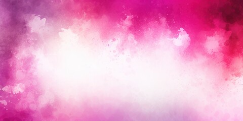 Magenta white spray texture color gradient shine bright light and glow rough abstract retro vibe background template grainy noise grungy empty space