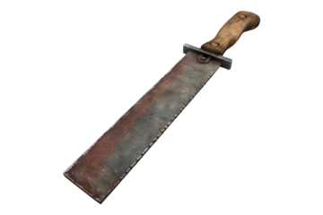 Tenon saw isolated on transparent background
