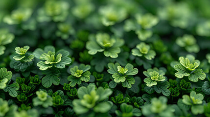 Fototapeta premium close up of green leaves
