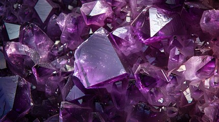 Violet Crystals Intricate Structures A Glistening Scientific Masterpiece