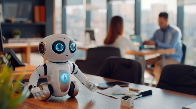 AI in the meeting, meeting about AI implementation, artificial intelligence, AI meeting, AI project, robotic, AI, AI adoption