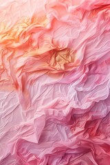 Dreamlike Rose Gold Abstract Texture Wallpaper with Watercolor Effect and Swirling Brushstrokes
