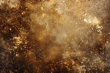 Abstract golden glitter background with a rich texture of sparkling particles. Perfect backdrop for luxury, celebration, or festive holiday concepts in design