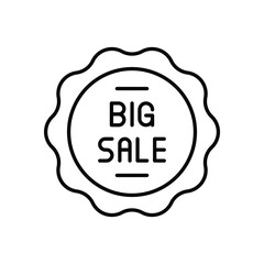 Big Sale vector icon