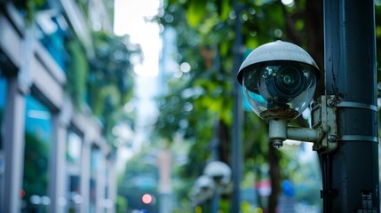 A smart city surveillance system using facial recognition to identify and alert on suspicious behavior