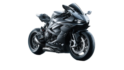 motorcycle isolated on white background