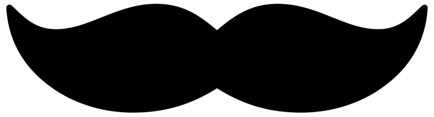 Mustache icon ,silhouette mustache ,gentleman sign, barbershop  icon,hipster mustache.