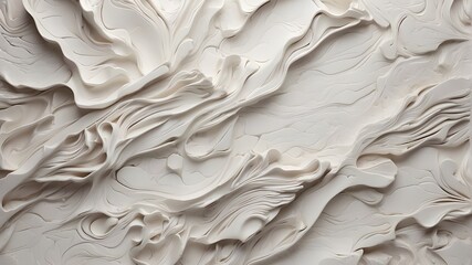 Background of white marble. Stone ceramic wallpaper with an artistic design. Artificial Intelligence