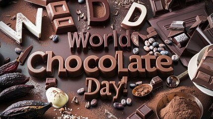 Decadent World Chocolate Day Celebration Spread - Powered by Adobe