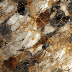 Marble Granite Background, detailed view of a marble surface with intricate patterns of white, gold, and dark veins marble stone, marble background