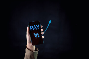 Discover the ease of mobile payment technology for online shopping and transactions, ideal for...