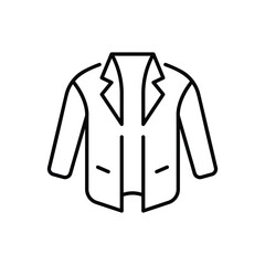 Naklejka premium Jacket vector icon