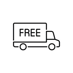 Free Shipping vector icon