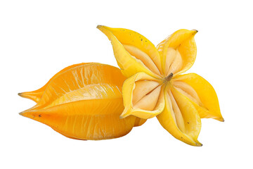 Star Fruit Isolated on a Transparent Background