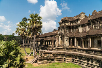 Angkor Wat temple, Cambodia - obrazy, fototapety, plakaty