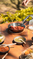 Turkish Breakfast Table. Healthy breakfast