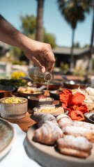 Turkish Breakfast Table. Healthy breakfast