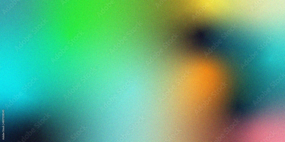 Poster Abstract Noisy color gradient background with purple blue red white orange beige design. Grainy gradient background noise texture effect. Noise texture banner poster header design.