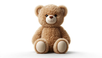 Fototapeta premium teddy bear isolated on white background 