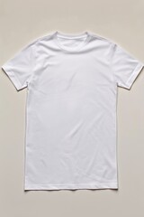 White T-shirt on a light background