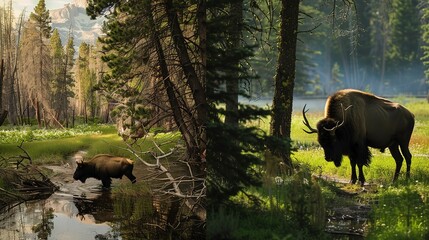 Nature and Wildlife Tourism - Photos highlighting national parks, forests, wildlife, and nature trails. 